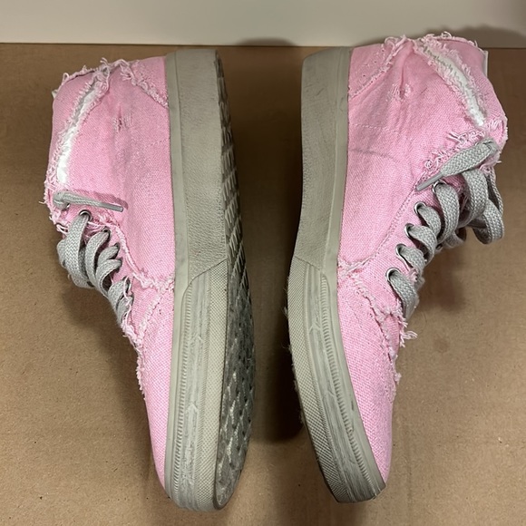 WOMEN’S ShuShop Pink Canvas Paulina Sneaker size 10 - Picture 3 of 11